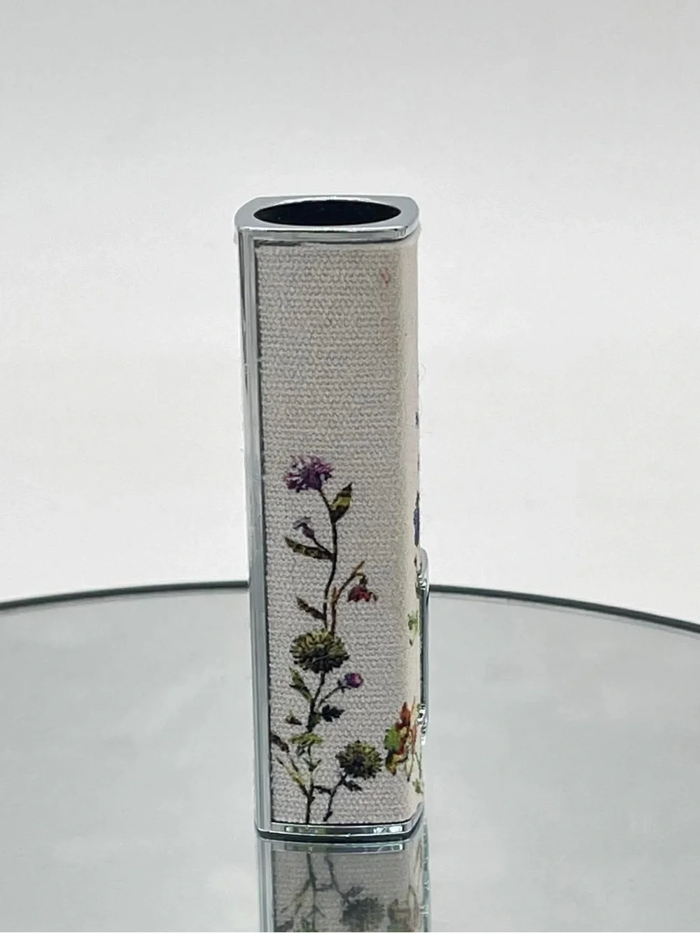 Dior Addict Millefiori Floral White & Multicolor Refillable Case Lipstick Holder